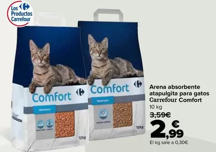 Carrefour - Arena Absorbente Atapulgita Para Gatos Comfort