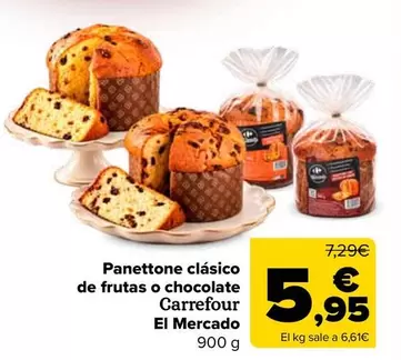 carrefour - Panettone Clasico De Frutas O Chocolate