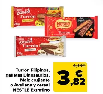 Nestlé - Turrón Filipinos, Galletas Dinosaurios, Maiz Crujiente O Avellana Y Cereal