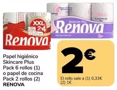 Renova - Papel Higienico Skincare Plus