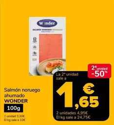 Wonder - Salmon Noruego Ahumado