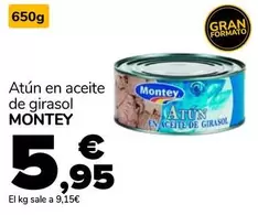 Montey - Atun En Aceite De Girasol
