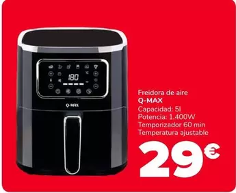 Q-Max - Freidora De Aire