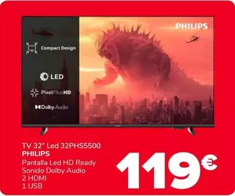 Philips - Tv 32" Led 32phs5500