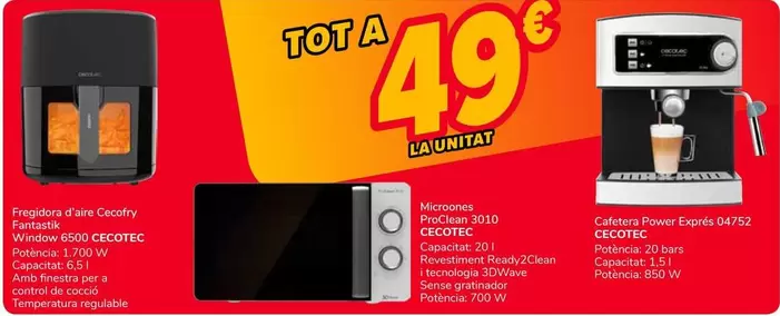 Cecotec - Microones ProClean 3010
