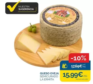 La Ermita - Queso Oveja Semicurado