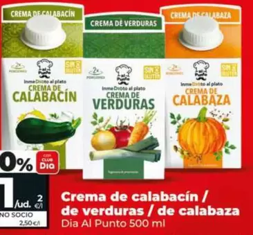 Dia Al Punto - Crema De Calabacin/De Verduras/De Calabaza