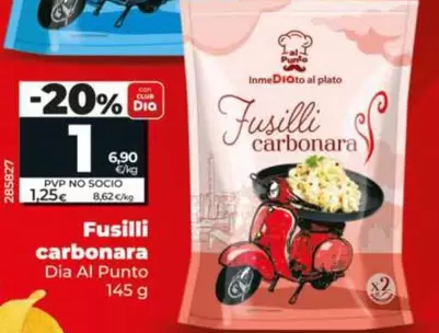 Dia Al Punto - Fusilli Carbonara