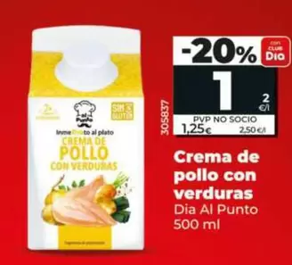 Dia Al Punto - Crema De Pollo Con Verduras