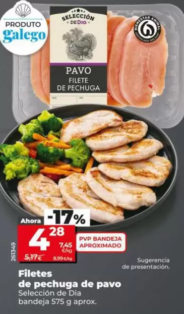 Seleccion De Dia - Filetes De Pechuga De Pavo