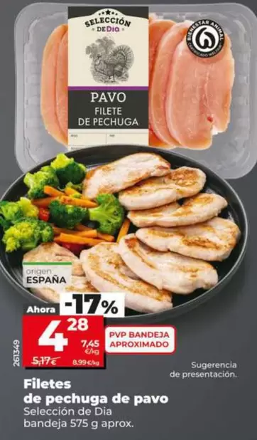 Seleccion De Dia - Filetes De Pechuga De Pavo