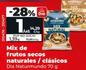Dia Naturmundo - Mix De Frutos Secos Naturales/Clasicos