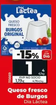 Dia Lactea - Queso Fresco De Burgos
