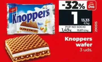 Knoppers Wafer