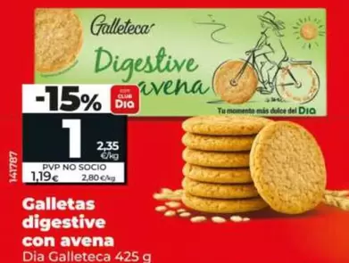 Dia Galleteca - Galletas Digestive Con Avena