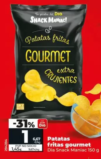 Dia Snack Maniac - Patatas Fritas Gourmet