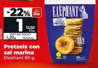 Elephant - Pretzels Con Sal Marina