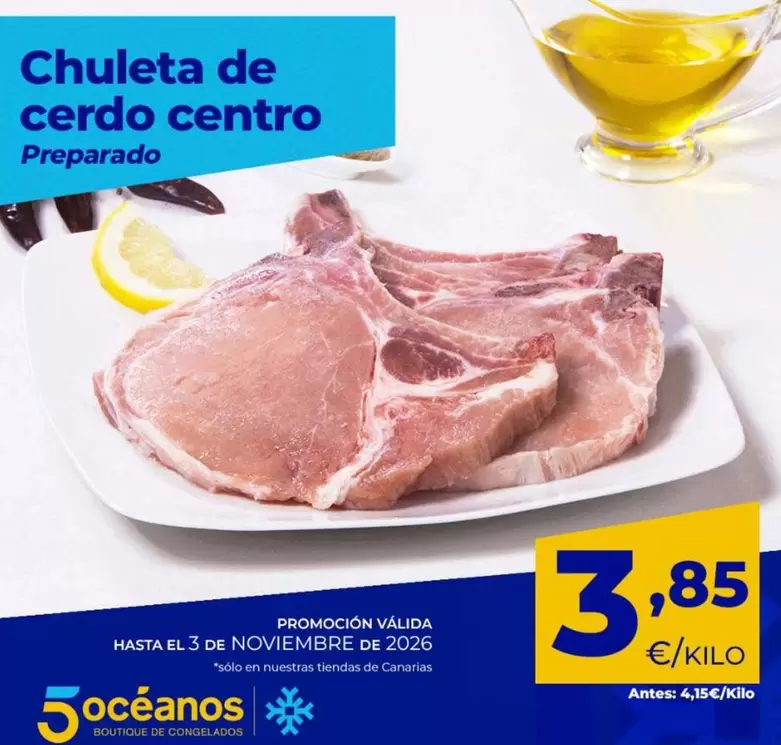 Chuleta De Cerdo Centro