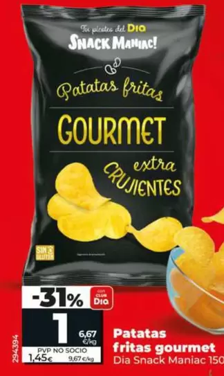 Dia Snack Maniac - Patatas Fritas Gourmet