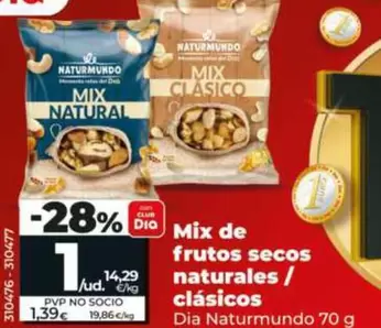 Dia Naturmundo - Mix De Frutos Secos Naturales/Clasicos