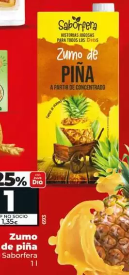 Dia Saborfera - Zumo De Piña