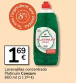 Consum - Lavavajillas Concentrado Platinum