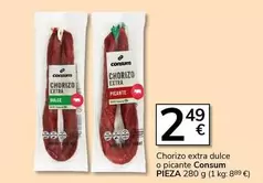 Consum - Chorizo Extra Dulce O Picante
