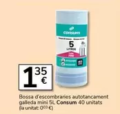 Consum - Bossa D'escombraries Autotancament Galleda Mini 5l