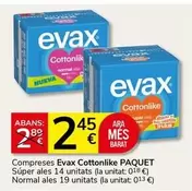 Evax - Cottoonlike Compreses Súper/Normal