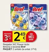 Bref - Penjador Wc Power Activ Llimona O Lavanda