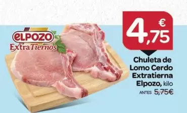 elpozo - Chuleta De Lomo Cerdo Extratierna