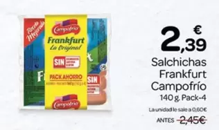 Campofrío - Salchichas Frankfurt