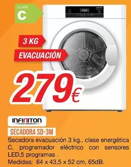 infiniton - Secadora Sd-3m