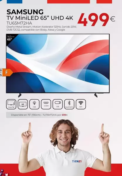 Samsung - TV MiniLED 65" UHD 4K 