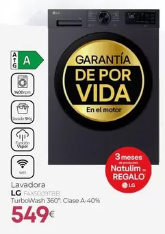LG - Lavadora F4X5009TBB