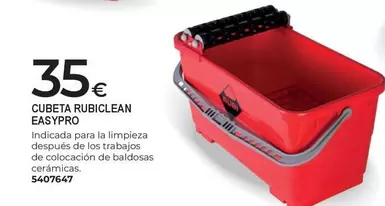 Rubi - Rubiclean Easypro Cubeta