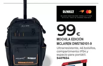 Dewalt - Mochila Edicion Mclaren DWST60101-9