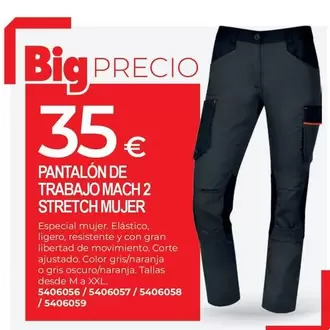 stretch - Pantalon De Trabajo Mach 2 Stretch Mujer