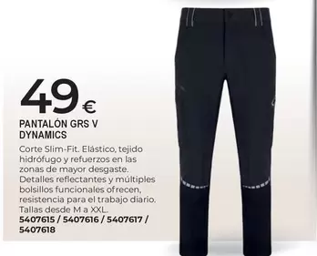 Pantalon Grs V Dynamics