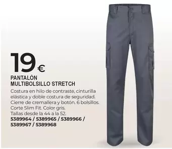 stretch - Pantalon Multibolsillo Stretch