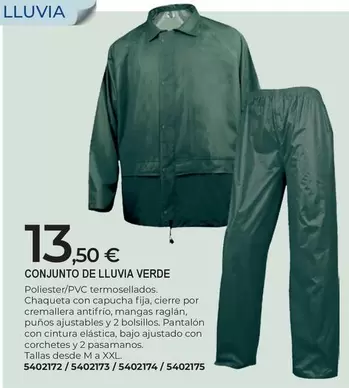Conjunto De Lluvia Verde