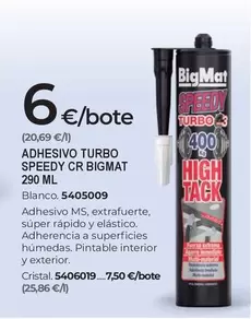 turbo - Turbo Speedy Cr Bigmat
