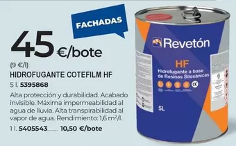 Revetón - Hidrofugante