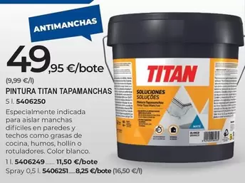Titan - Pintura Tapamanchas
