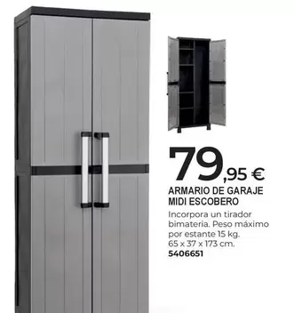 Armario De Garaje Midi Escobero