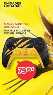 Sony - Mando Ps5 Dualsense Marvels Wolverine Edicion Limitada