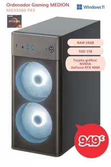 gaming - Ordenador Gaming Medion