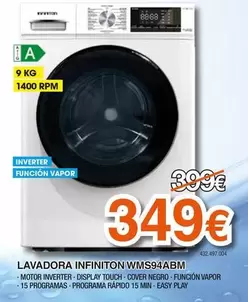 Inverter - Lavadora Infinition Wms94abm