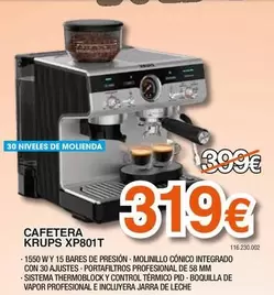 Krups - Cafetera Xp801t