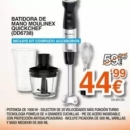 Moulinex - Batidora De Mano Quickchef